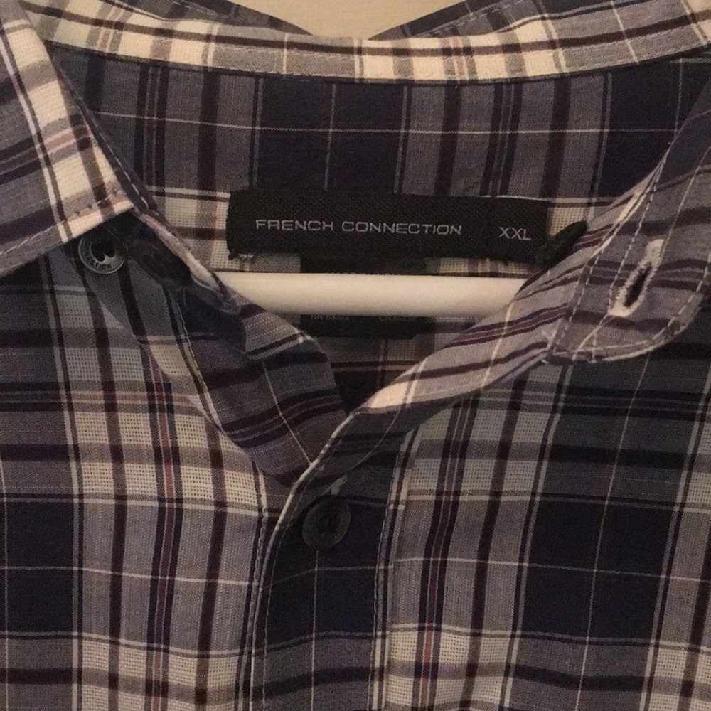 French Connection buttoned down shirt.
